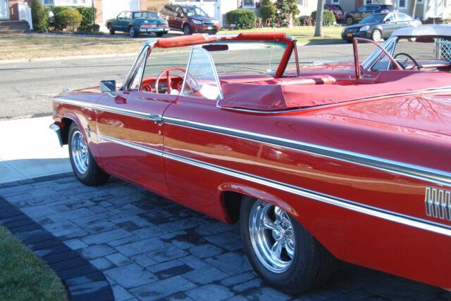 1963 Red Ford Galaxie Convertible