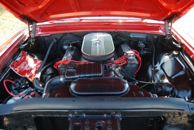 1963 Red Ford Galaxie Convertible