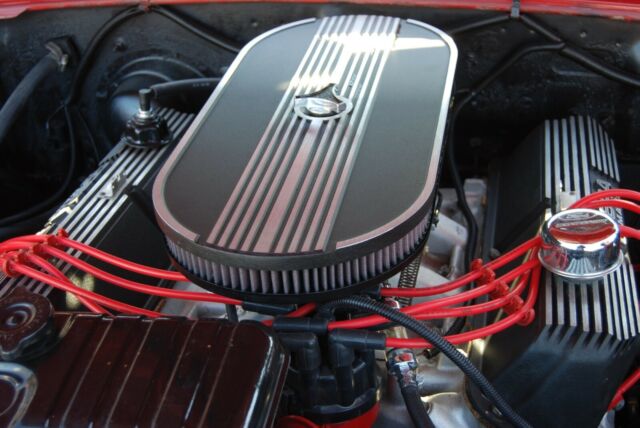 1963 Red Ford Galaxie Convertible