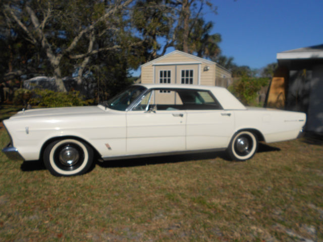 1966 White Ford Galaxie Sedan