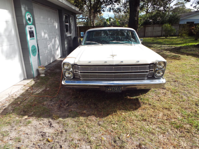 1966 White Ford Galaxie Sedan