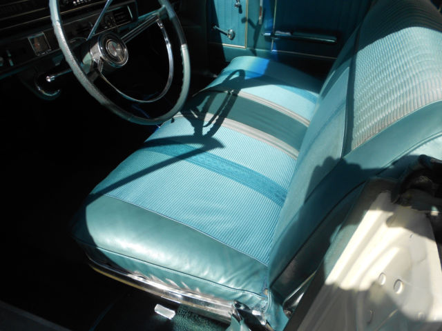 1966 White Ford Galaxie Sedan