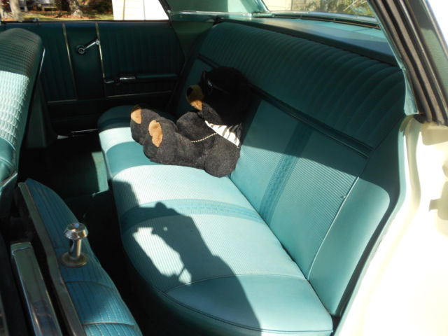 1966 White Ford Galaxie Sedan