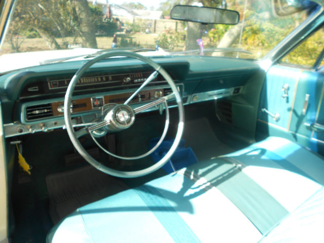 1966 White Ford Galaxie Sedan