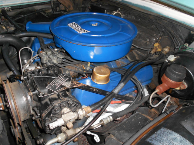 1966 White Ford Galaxie Sedan