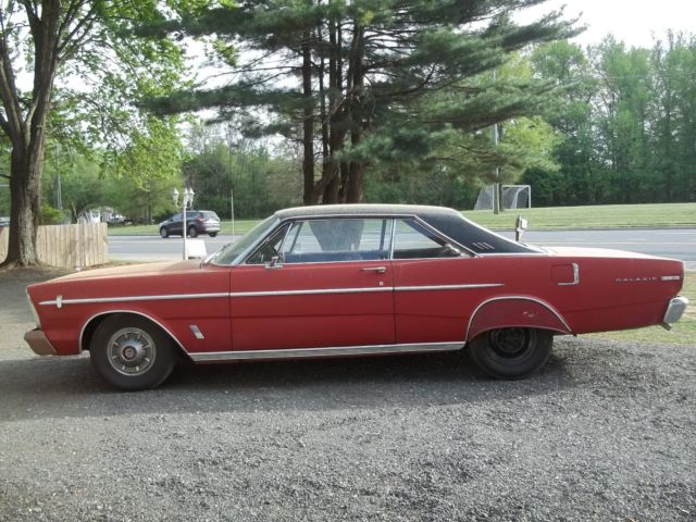 1966 RED Ford Galaxie Coupe