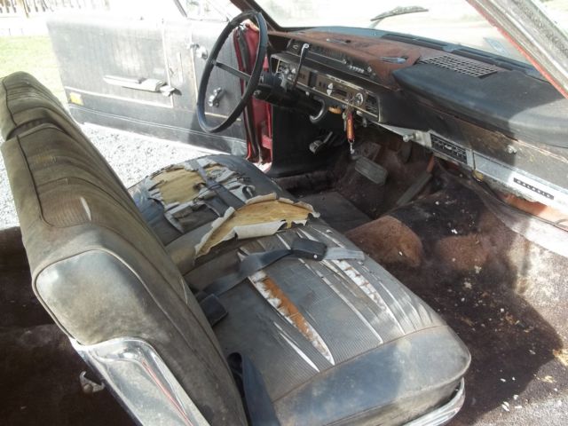 1966 RED Ford Galaxie Coupe