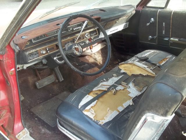 1966 RED Ford Galaxie Coupe