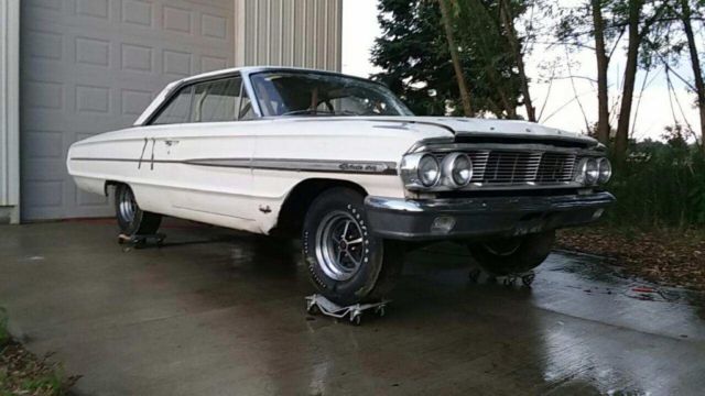 1964 White Ford Galaxie
