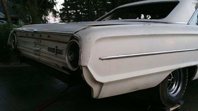 1964 White Ford Galaxie
