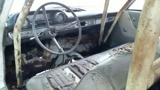 1964 White Ford Galaxie