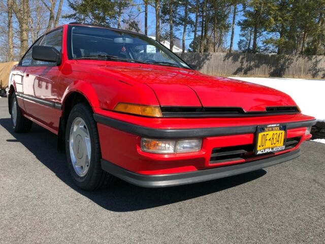 1989 Red Acura Integra