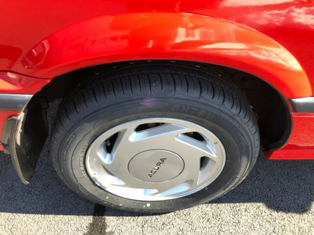 1989 Red Acura Integra