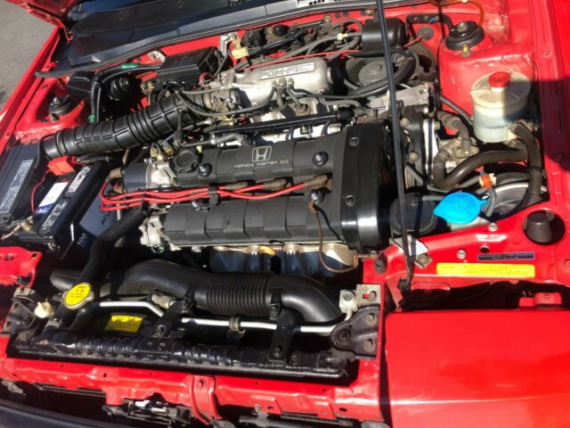 1989 Red Acura Integra