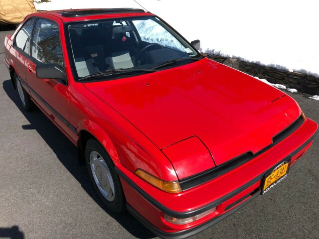 1989 Red Acura Integra