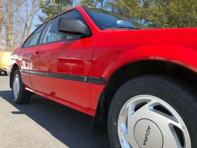 1989 Red Acura Integra