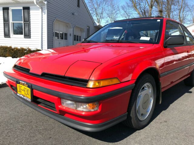 1989 Red Acura Integra