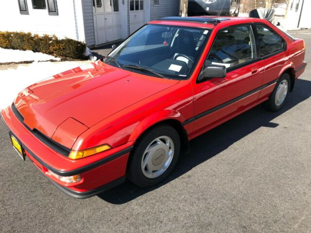 1989 Red Acura Integra