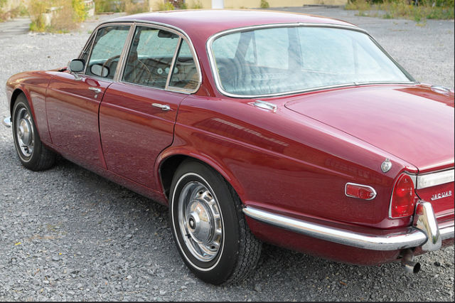 1973 Burgundy Jaguar XJ6 Sedan