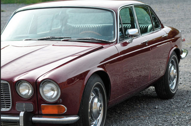 1973 Burgundy Jaguar XJ6 Sedan
