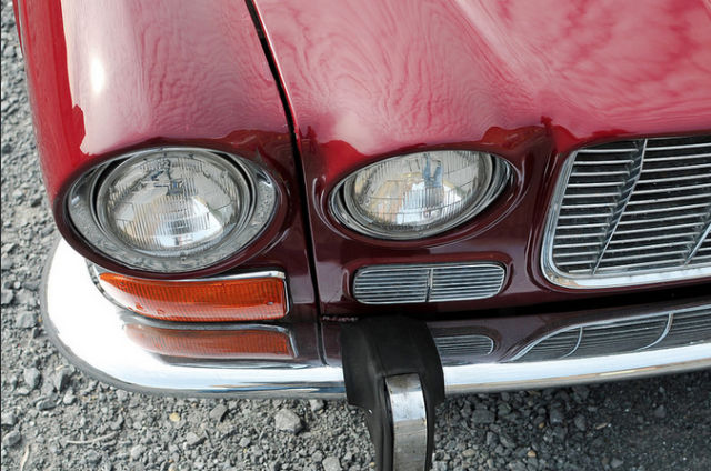 1973 Burgundy Jaguar XJ6 Sedan