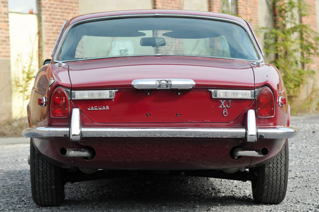 1973 Burgundy Jaguar XJ6 Sedan