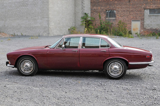1973 Burgundy Jaguar XJ6 Sedan
