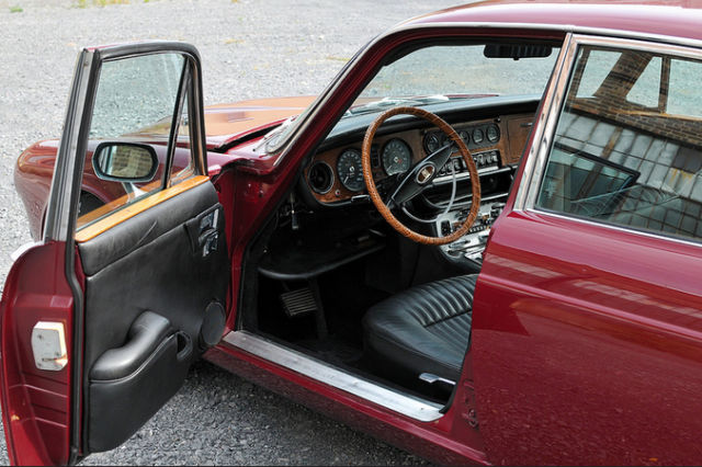 1973 Burgundy Jaguar XJ6 Sedan