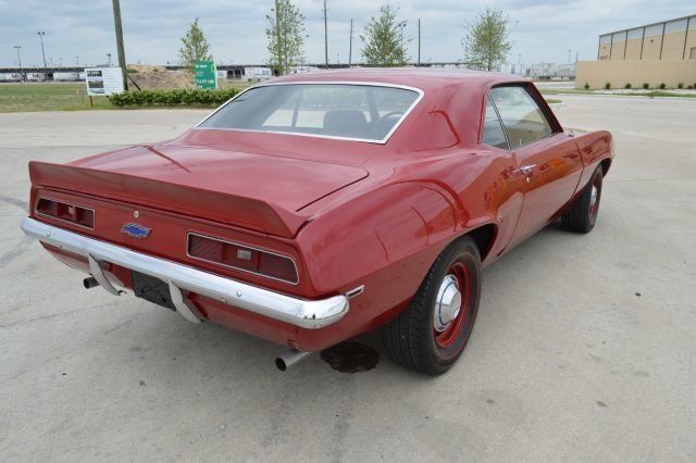 1969 Red Chevrolet Camaro --