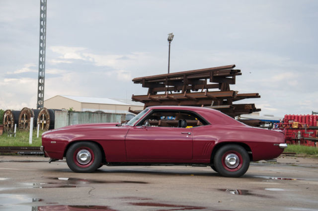 1969 Red Chevrolet Camaro --