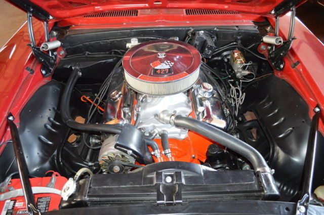 1969 Red Chevrolet Camaro --