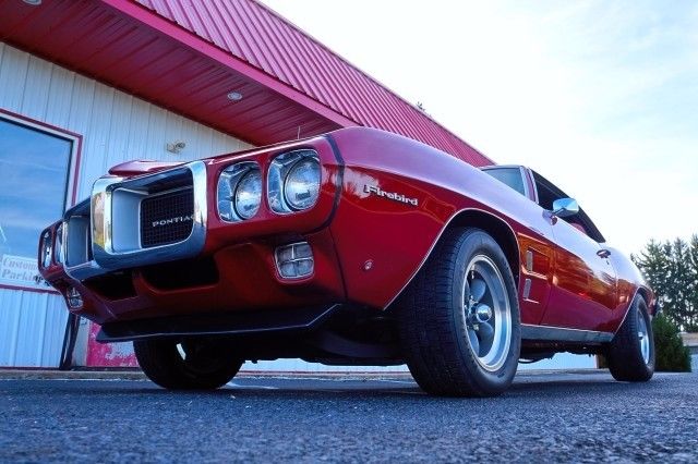 1969 Red Pontiac Firebird --