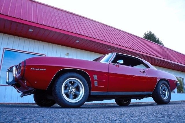 1969 Red Pontiac Firebird --