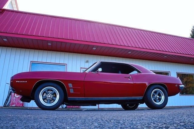 1969 Red Pontiac Firebird --