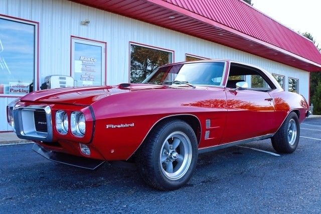1969 Red Pontiac Firebird --