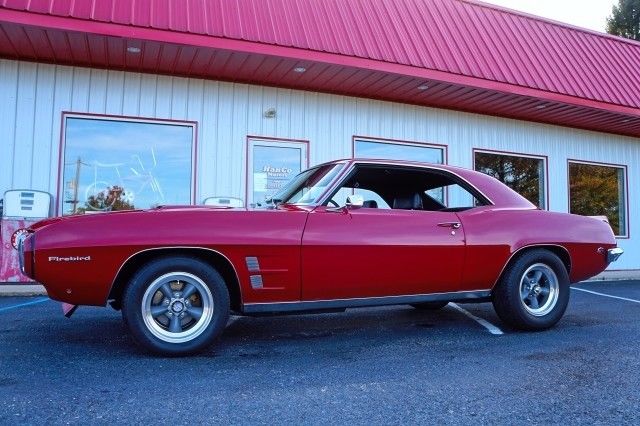 1969 Red Pontiac Firebird --