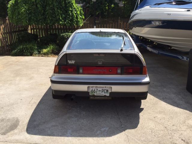 1989 Silver Honda CRX Coupe