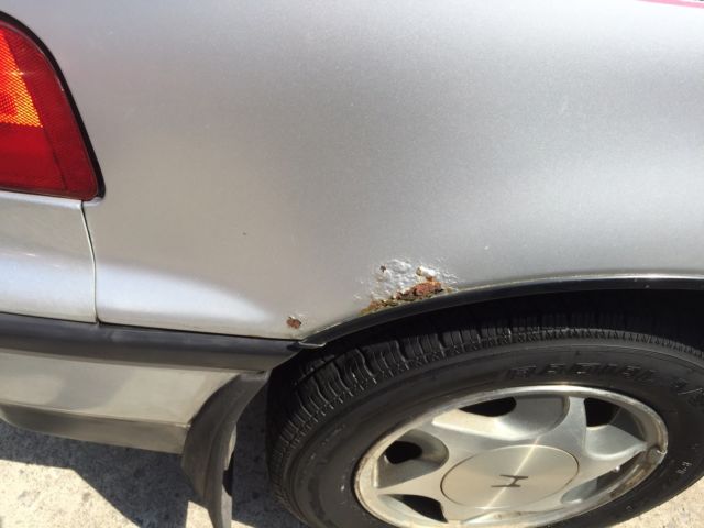 1989 Silver Honda CRX Coupe