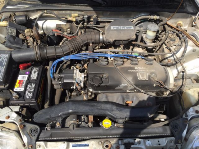 1989 Silver Honda CRX Coupe