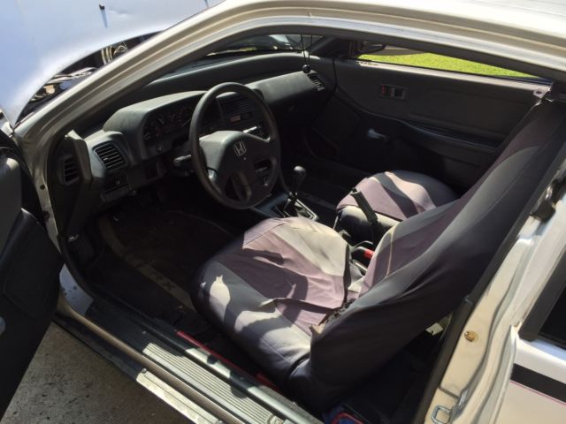 1989 Silver Honda CRX Coupe