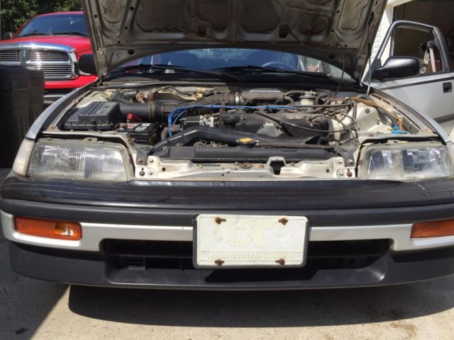 1989 Silver Honda CRX Coupe