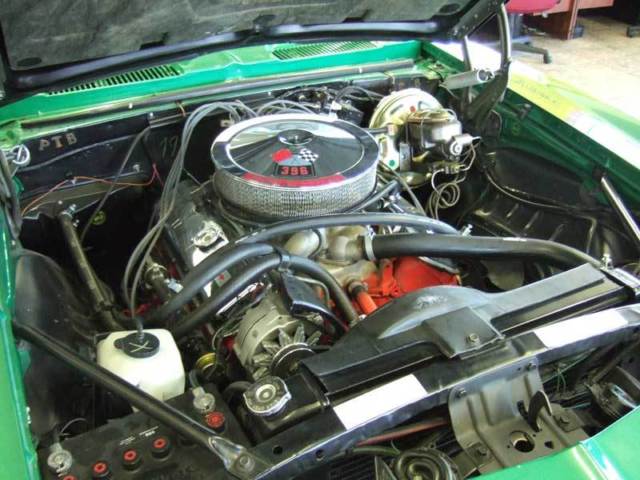 1969 Green Chevrolet Camaro Convertible