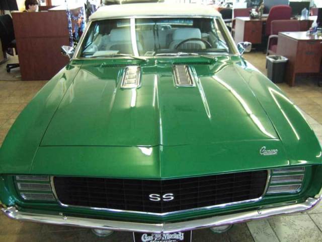 1969 Green Chevrolet Camaro Convertible
