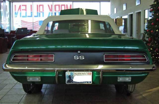 1969 Green Chevrolet Camaro Convertible