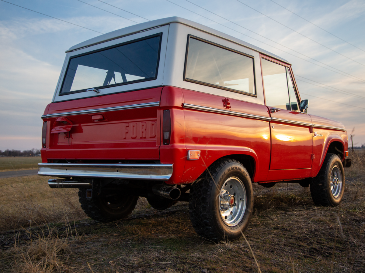 1969 Orange Ford Bronco SUV