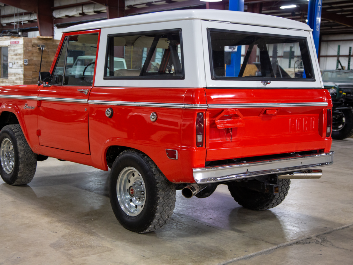 1969 Orange Ford Bronco SUV