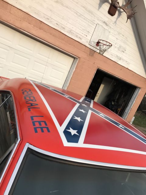 1968 Orange Dodge Charger Coupe