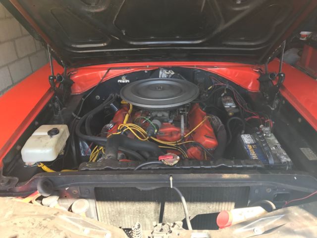 1968 Orange Dodge Charger Coupe