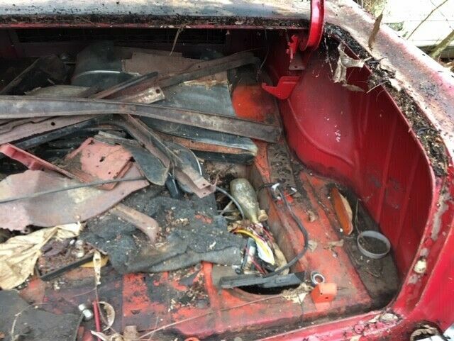 1957 Red Chevrolet Bel Air/150/210 Coupe