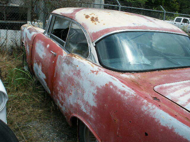 1957 Red Chevrolet Bel Air/150/210 Coupe